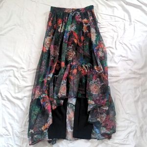 Anthropologie Maeve Skirt with Black Pants